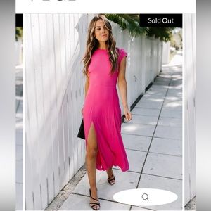 Vici Hot Pink Chase your dreams dress